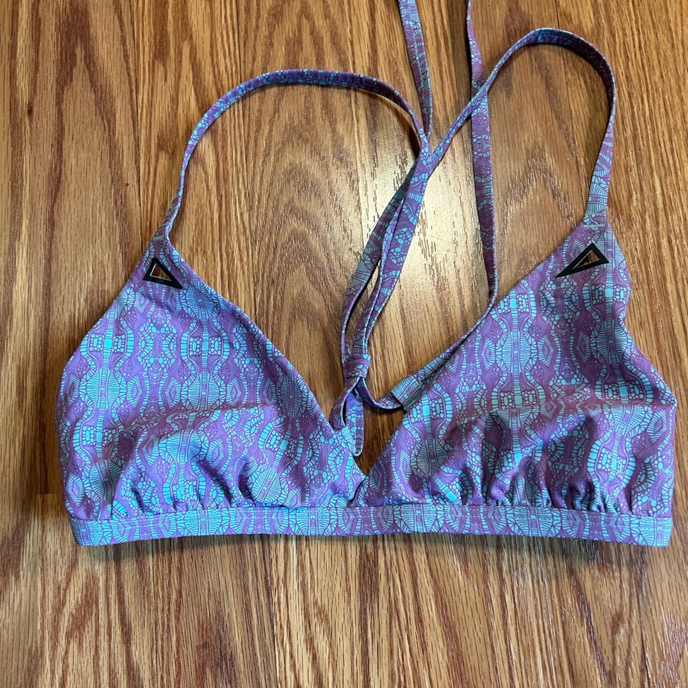 Under armor micro print bikini top
